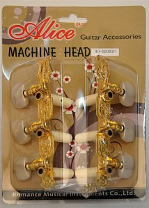 картинка Комплект колковой механики для классической гитары, Alice от магазина 7 Нот Уральск