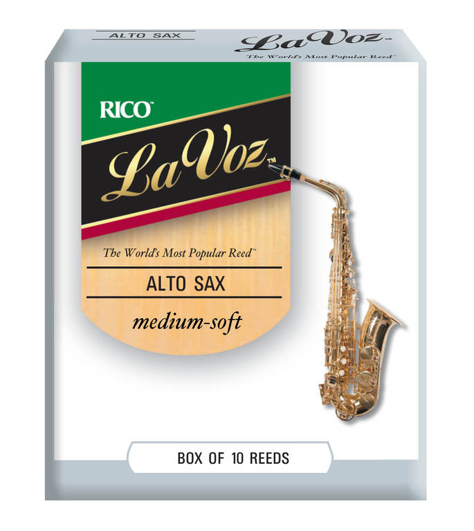 картинка  Трости для саксофона альт, средне-мягкие (Medium-Soft), RJC10MS La Voz  от магазина 7 Нот Уральск