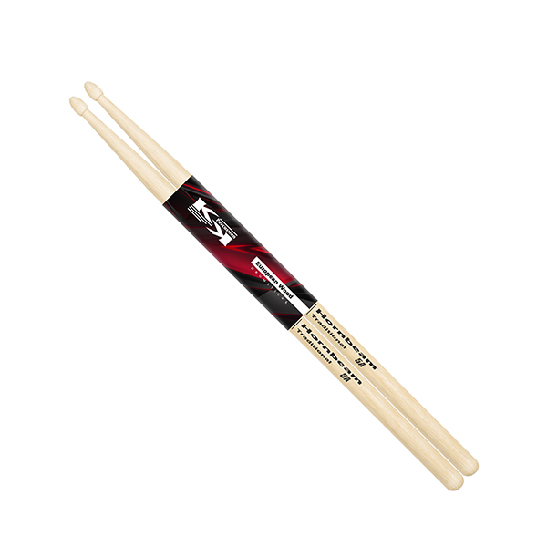 картинка  Барабанные палочки, граб, деревянный наконечник, KK Percussion KKGN0C05B Hornbeam 5B  от магазина 7 Нот Уральск