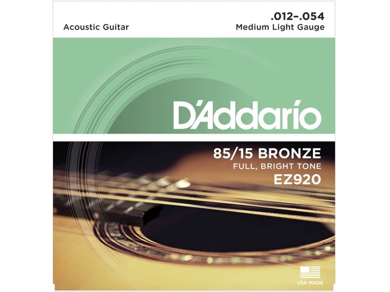 картинка комплект струн для акустической гитары D'ADDARIO EZ920 от магазина 7 Нот Уральск