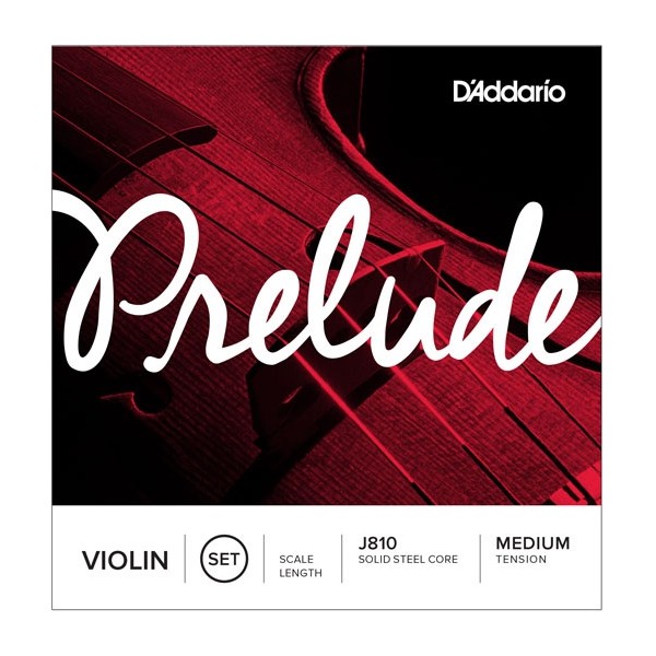 картинка Комплект струн для скрипки D`Addario J810-4/4M PRELUDE от магазина 7 Нот Уральск