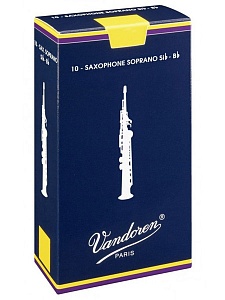 картинка Трости для саксофона Сопрано Традиционные №2; 2,5  Vandoren SR202  от магазина 7 Нот Уральск