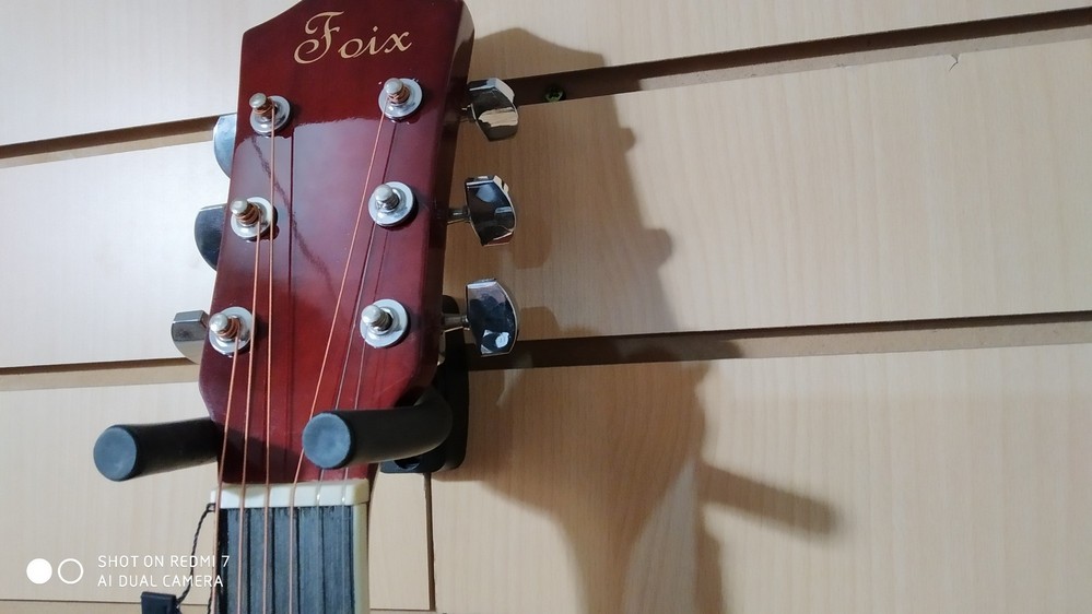 картинка  Акустическая гитара, черная, с вырезом, Foix  FFG-1038BK  от магазина 7 Нот Уральск