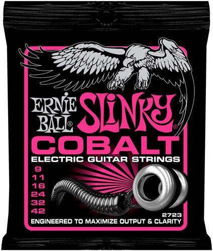 картинка Комплект cтрун для электрогитары, кобальт 9-42, Ernie Ball P02723 Cobalt Super Slinky  от магазина 7 Нот Уральск