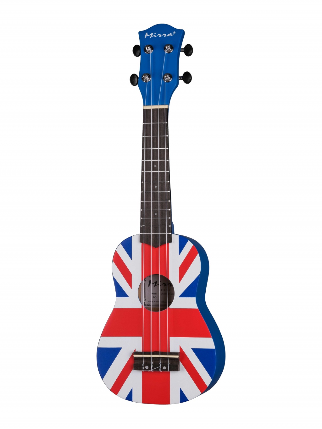 картинка Укулеле сопрано, с рисунком Union Jack, Mirra UK-300-21-YG  от магазина 7 Нот Уральск