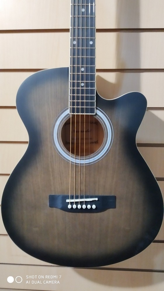 картинка  Акустическая гитара, с вырезом, коричневый санберст, Naranda HS-4040-TBS  от магазина 7 Нот Уральск
