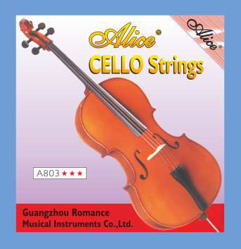 картинка   Комплект струн для виолончели, никель. Alice A803 от магазина 7 Нот Уральск