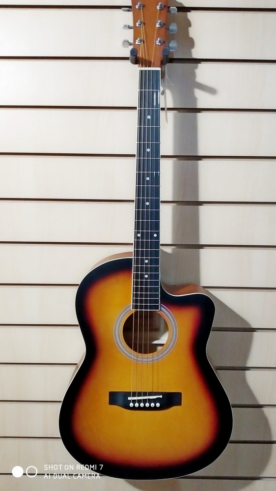 картинка  Акустическая гитара, с вырезом, санберст, Naranda HS-3911-3TS  от магазина 7 Нот Уральск