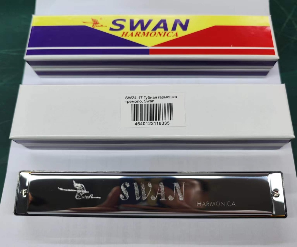 картинка Губная гармошка тремоло, Swan SW24-17  от магазина 7 Нот Уральск