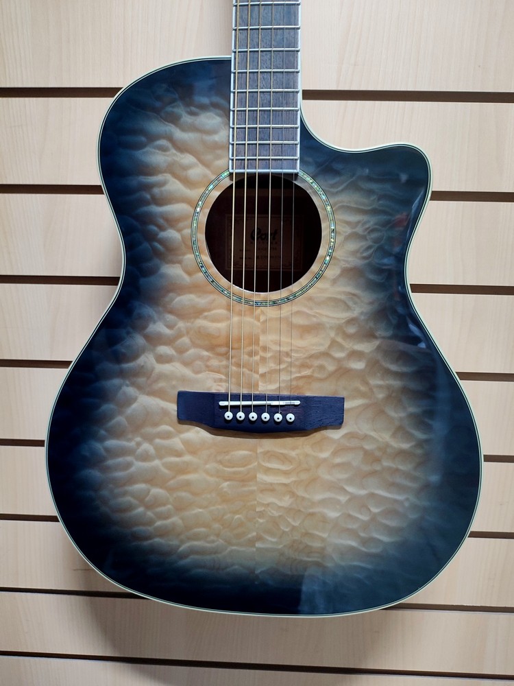 картинка Электро-акустическая гитара  прозрачный черный, Cort Grand Regal Series  от магазина 7 Нот Уральск